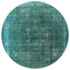 Ahgly Company Indoor Round Mid-Century Modern Area Rugs, 7' Round