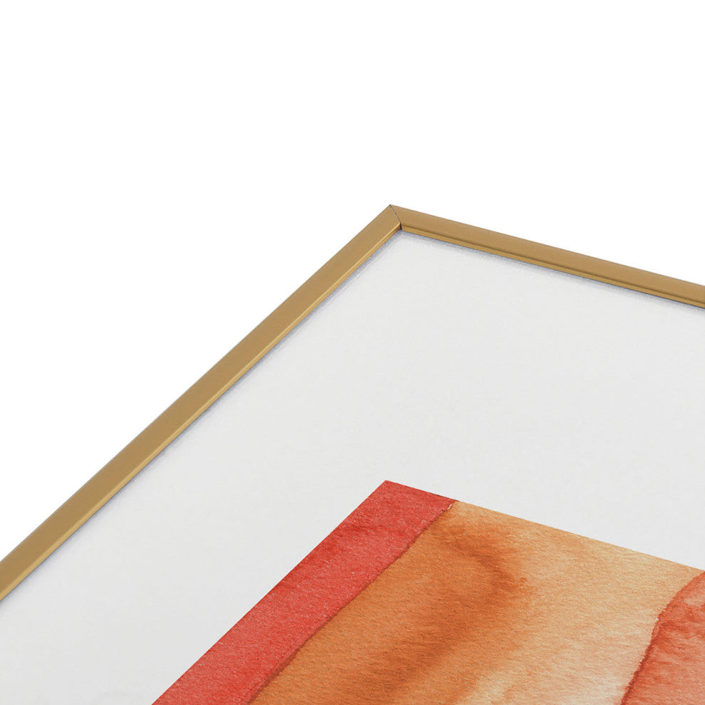 Carey Copeland Abstract Desert Landscape Metal Framed Art Print