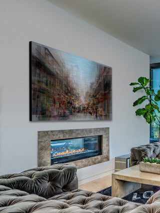 "French Origins" Painting Print, Brushed Aluminum, 45"x30"