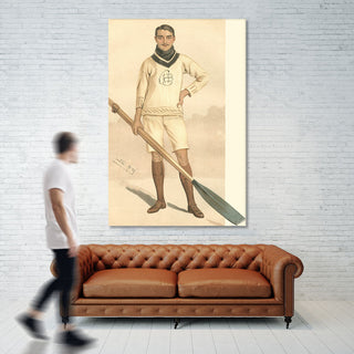 "Vanity Fair Rowing" Fine Art Giant Canvas Print, 54"x84"