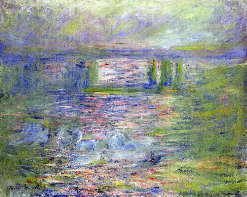 Claude Oscar Monet Charing Cross Bridge - 20" x 25" Premium Canvas Print