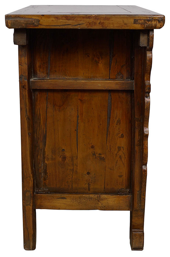 Consigned Antique Chinese Qing Dynasty painted chest Cabinet