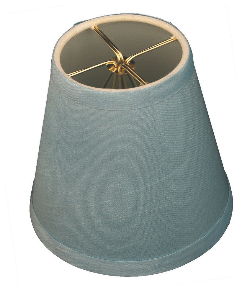 Blue Modified Bell Chandelier Shade, 3"x5"x4.5", Single