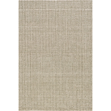 Melrose Checked Wool Area Rug, Green 9' x 12'