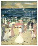 "Sunday on the Beach, ca. 1896-1898" Paper Art, 35"x42"