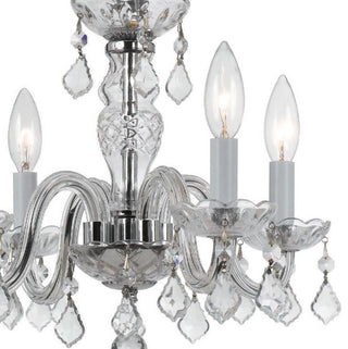 Crystorama Traditional Crystal 4-Light Mini Chandelier