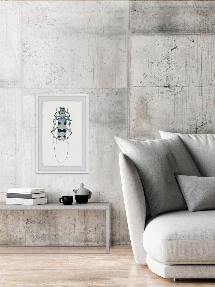 "Spotted Bug" Framed Painting Print, 12"x18"