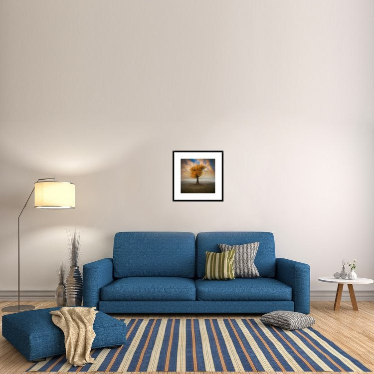 "Lonesome" Framed Digital Print by Piotr (Bax) Krol, 24x24"