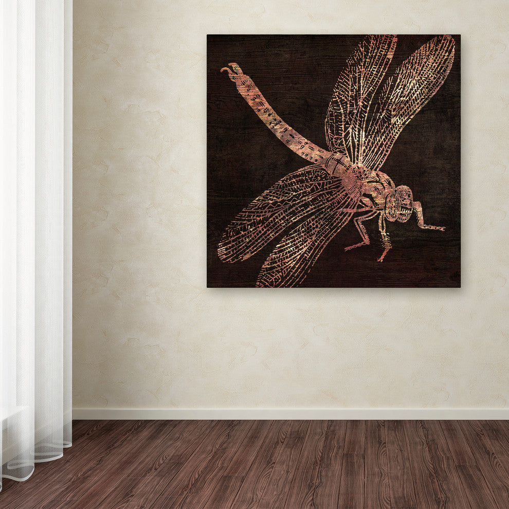 Color Bakery 'Dragonfly' Canvas Art, 18"x18"