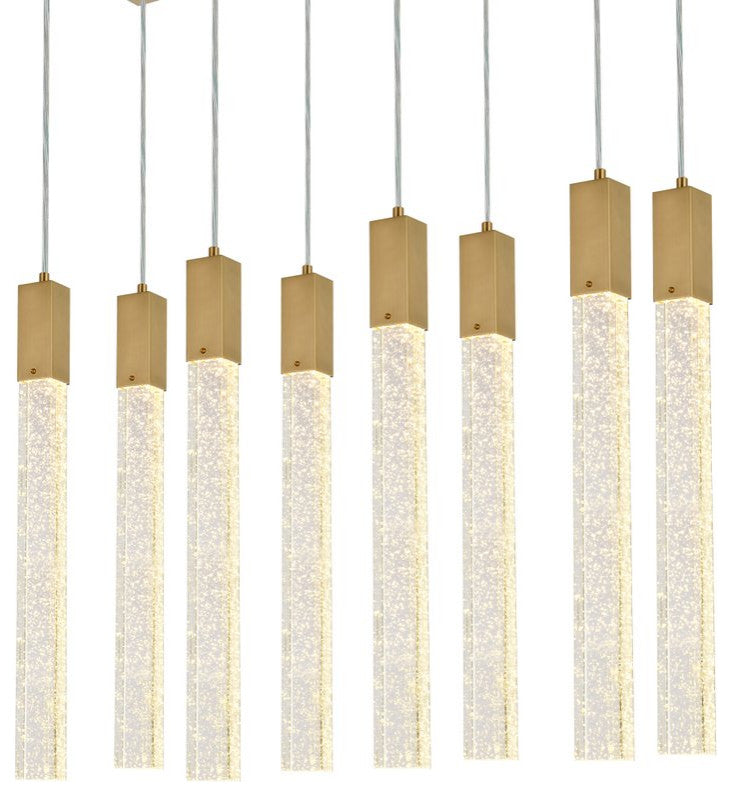 Wade 8-Light Pendant, Satin Gold