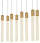Wade 8-Light Pendant, Satin Gold
