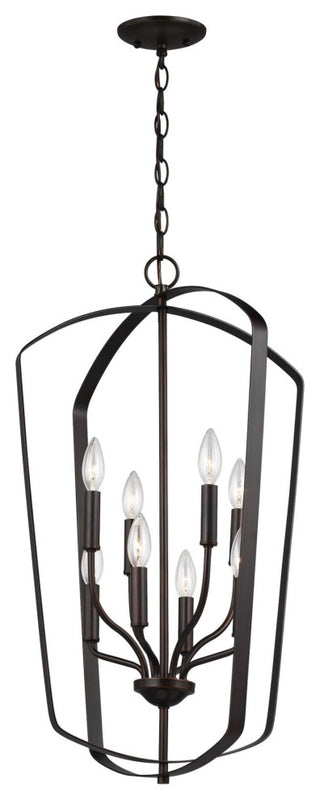 Generation Lighting 5134908 Romee 8 Light 18"W Pendant - Chrome