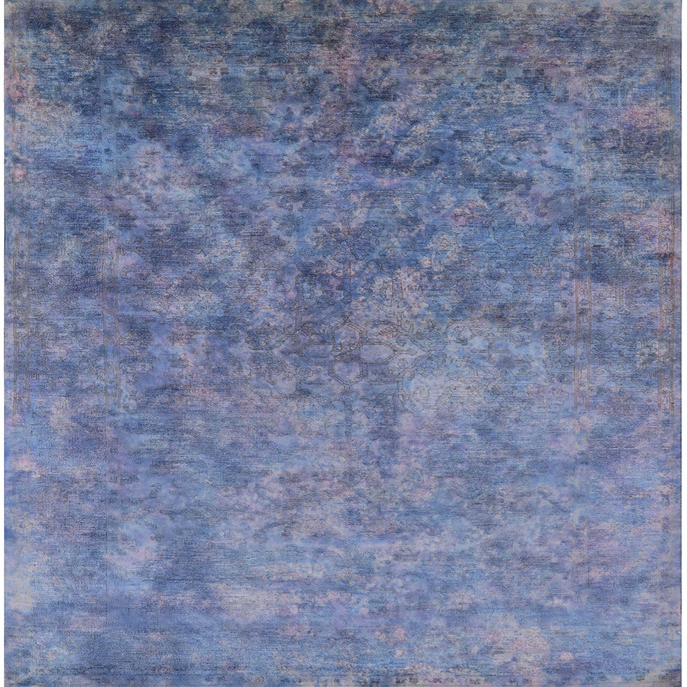 Ahgly Company Indoor Square Mid-Century Modern Area Rugs, 8' Square