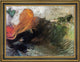 Odilon Redon The Death of Ophelia - 21" x 28" Framed Premium Canvas Print