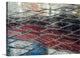 "Cape May Patio Abstract" Wrapped Canvas Art Print, 48"x32"x1.5"