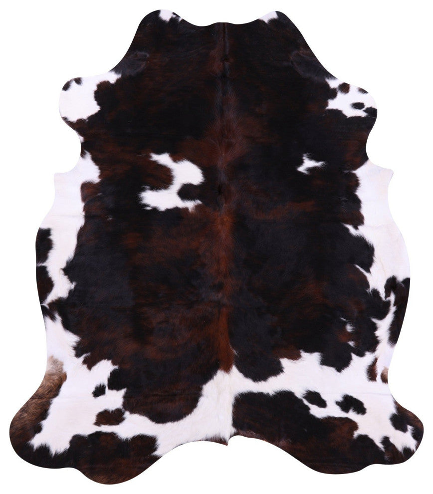 Organic Natural Hair-On Cowhide Area Rug 7' 2" X 6' 3" C1503