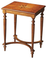 Formal Walnut Veneer Tyler Side Table