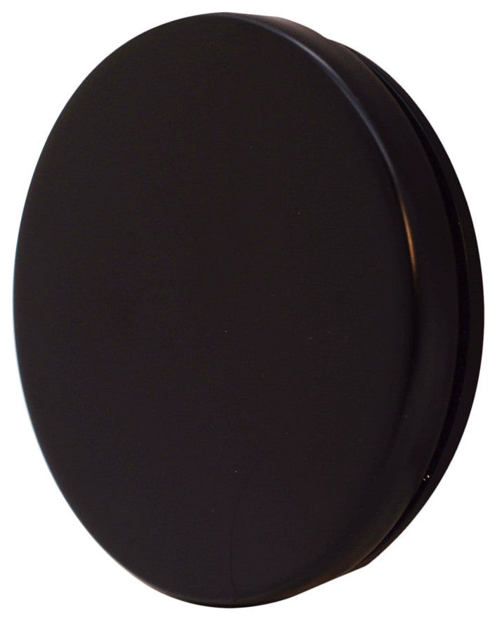 19 in. Solder In Brass Bath Tub Waste Drain Kit, Matte Black