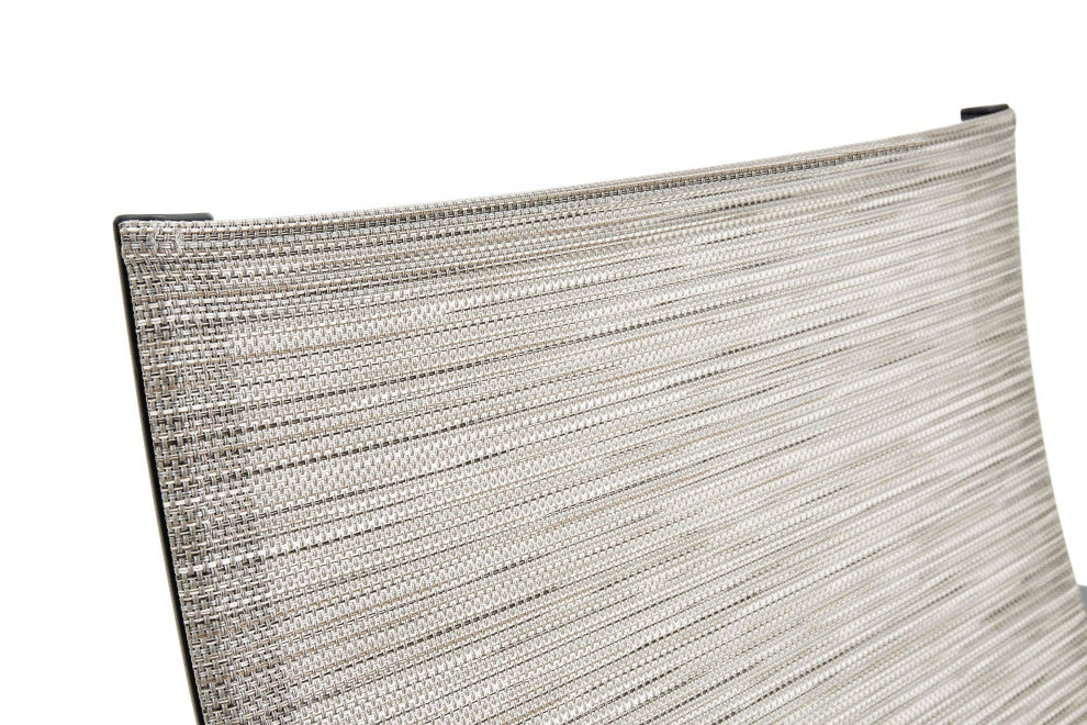 Stanford Sling Adjustable Chaise, Gray Rush