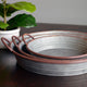 3-Piece Galvanized Trays, 18", 15" and 12"