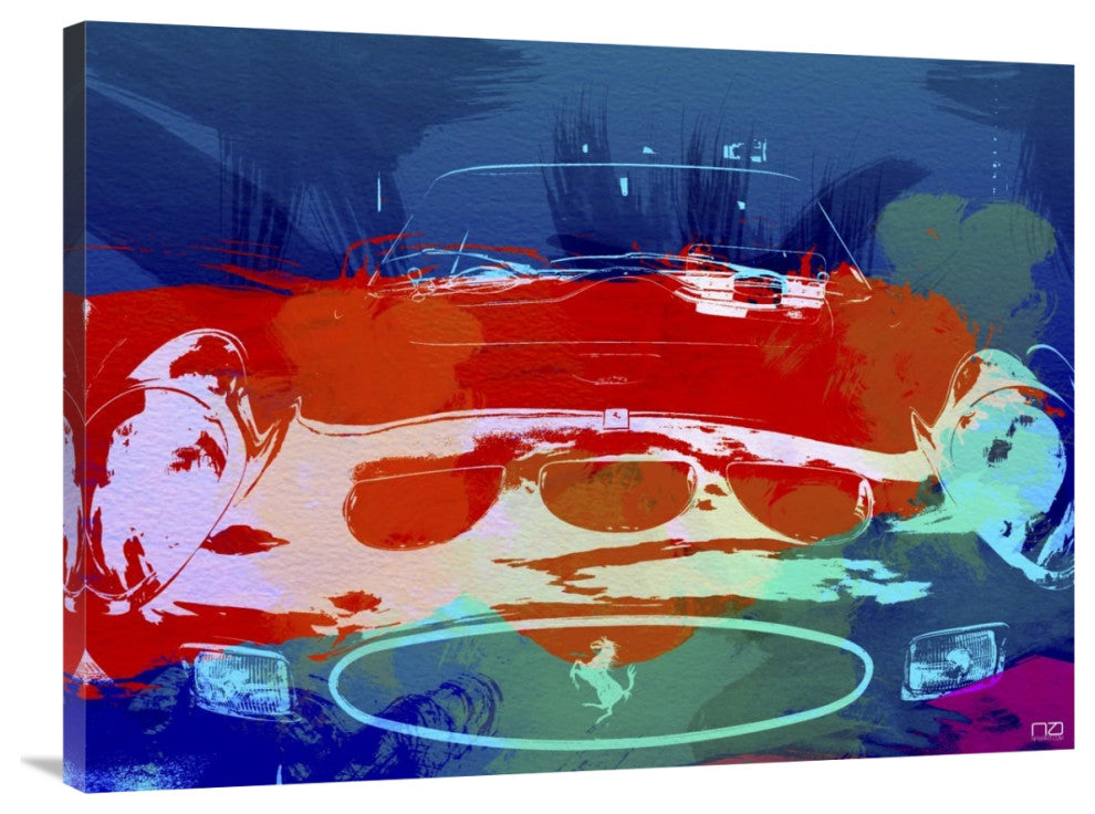 "Ferrari 250 GTO Watercolor" Fine Art Print