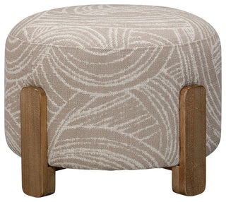 Willow Accent Ottoman - Khaki Swirl