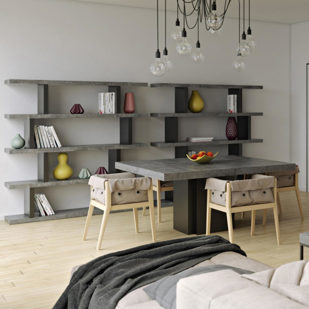 Settho High Modern Grey Display Shelves