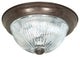 Nuvo 3-Light Incandescent Close-to-Ceiling Light Fixture, Old Bronze