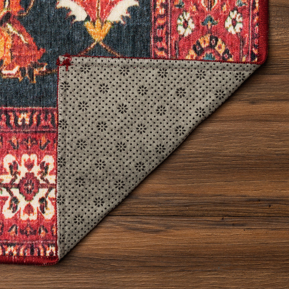 My Magic Carpet Ramage Indigo Rug, 6'x6'