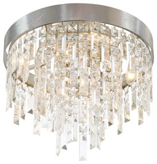 Crystorama Lighting Group WIN-213-CL-MWP Winfield 4 Light 16"W - Antique Silver