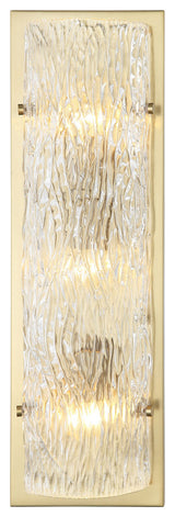 Morgan 3-Lt Sconce - Satin Brass