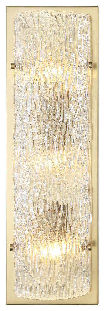 Morgan 3-Lt Sconce - Satin Brass