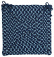 Montego, Blue Burst Chair Pad, Single