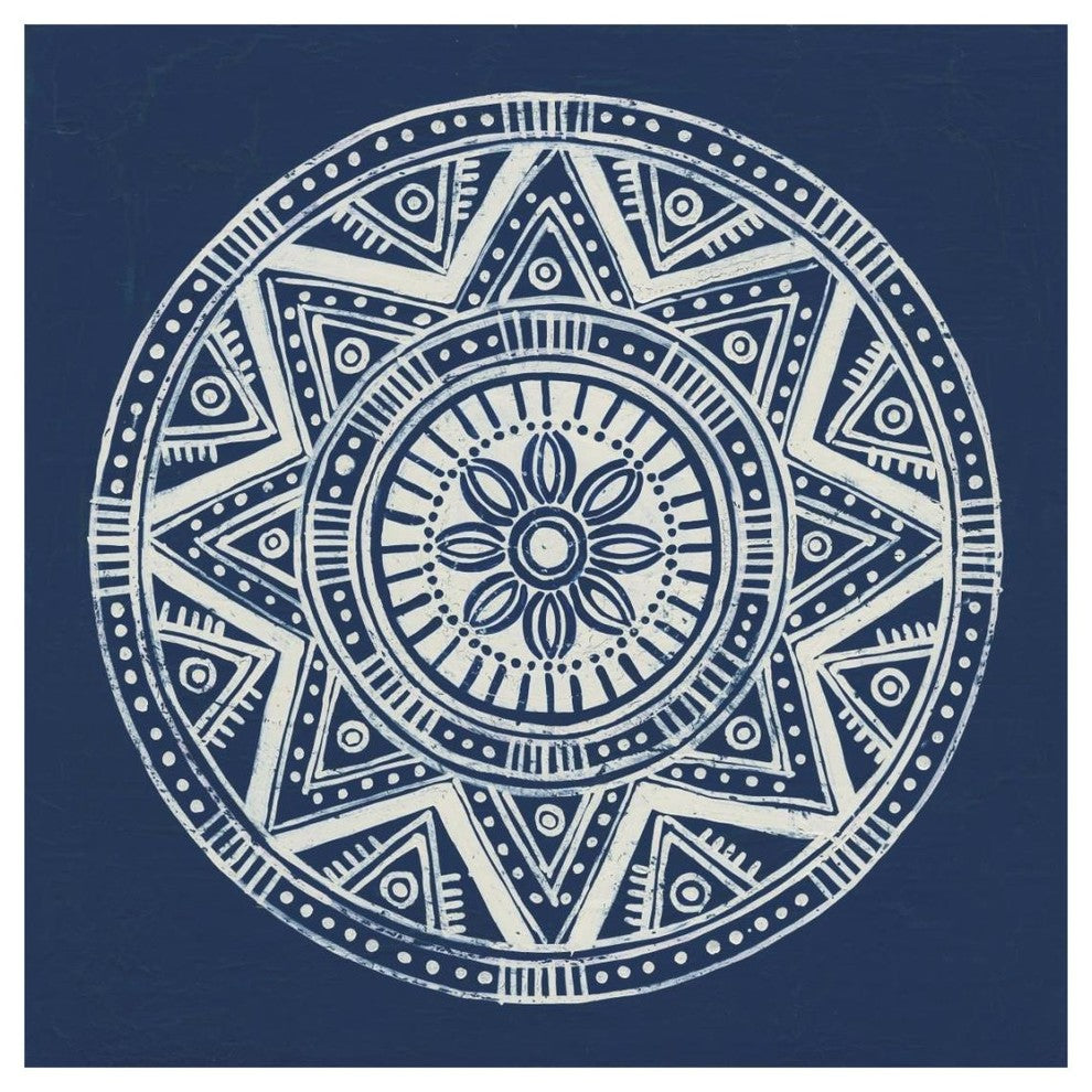"Seville I Dark Blue FB" Digital Paper Print by Kathrine Lovell, 20"x20"