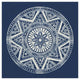 "Seville I Dark Blue FB" Digital Paper Print by Kathrine Lovell, 20"x20"