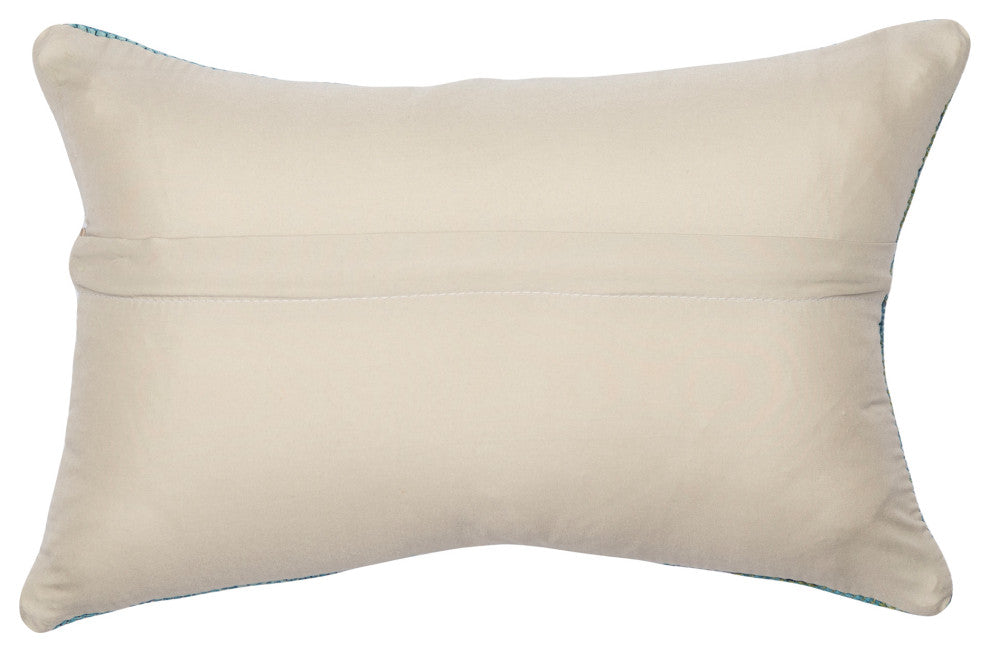 Marina Turtle And Stars Indoor/Outdoor Pillow Navy 12"x18"