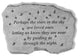 "Perhaps the Stars in the Sky" Garden Stone