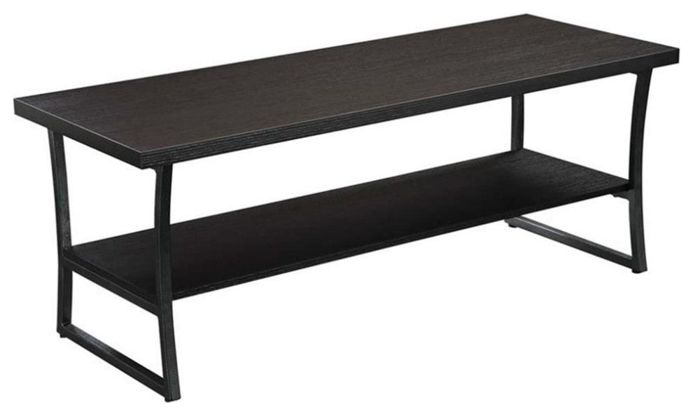 Convenience Concepts X-Calibur Coffee Table in Espresso Wood Finish