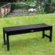 Lehigh Picnic Bench, Black, 4'