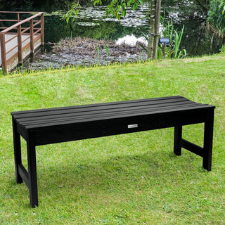 Lehigh Picnic Bench, Black, 4'