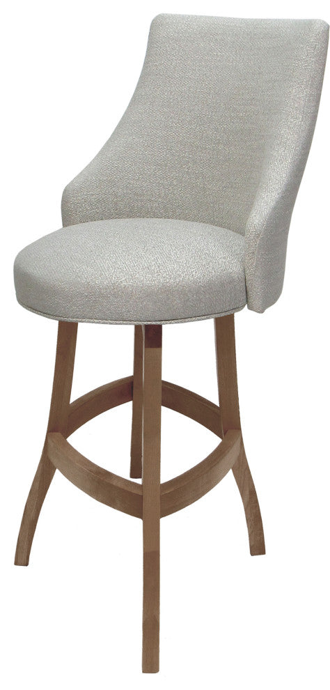 Swivel Wood Counter, Bar, Extra Tall Stool - Bellissima Plus, Williams Stone - Cashew, 26"