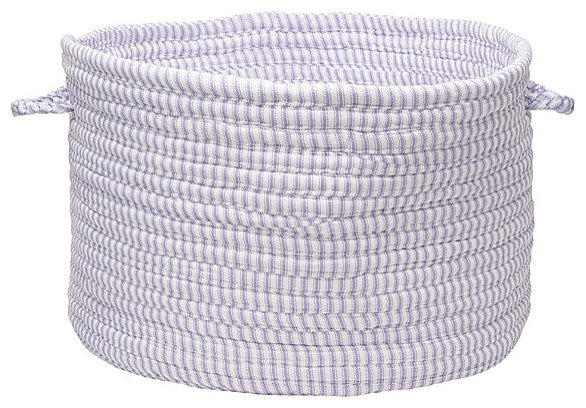 Colonial Mills Basket Ticking Solid Basket Amethyst Round