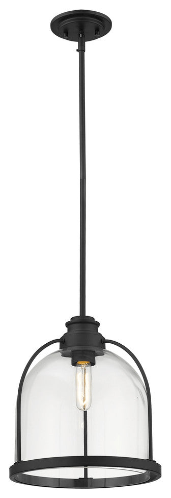 Stanton 1-Light Matte Black Pendant