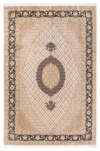 Mogul, One-of-a-Kind Hand-Knotted Area Rug Ivory, 6' 8" x 10' 0"