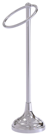 Vanity Top 1 Ring Guest Towel Holder, Polished Chrome