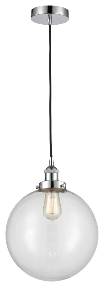 Innovations 616-1PH-PC-G202-12-LED 1-Light Mini Pendant, Polished Chrome