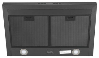 30" Convertible Wall Mount Pyramid Range Hood, Black Stainless Steel