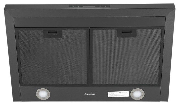 30" Convertible Wall Mount Pyramid Range Hood, Black Stainless Steel