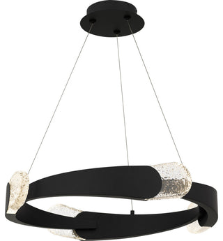 Saffron LED Pendant in Matte Black