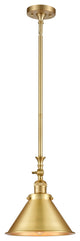 Briarcliff 1 Light Mini Pendant, Satin Gold, Satin Gold